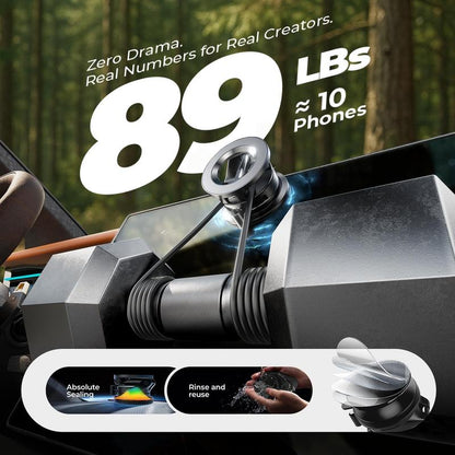 MagSafe Vacuum Car Phone Holder – 360° Locking Suction, Ultra-Stable, One-Step Mounting