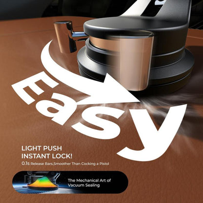 MagSafe Vacuum Car Phone Holder – 360° Locking Suction, Ultra-Stable, One-Step Mounting